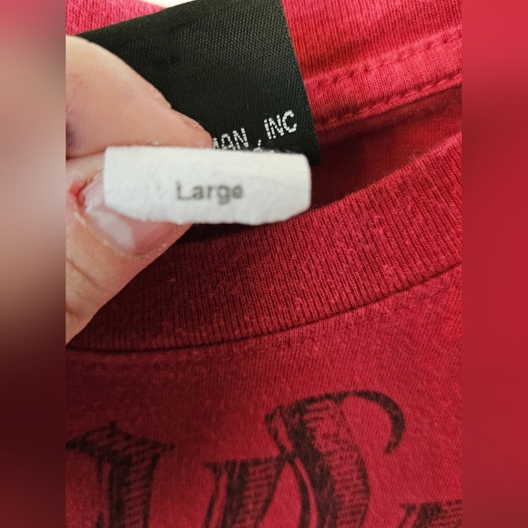 HARLEY-DAVIDSON 2009 long sleeve red shirt size large - Picture 5 of 6